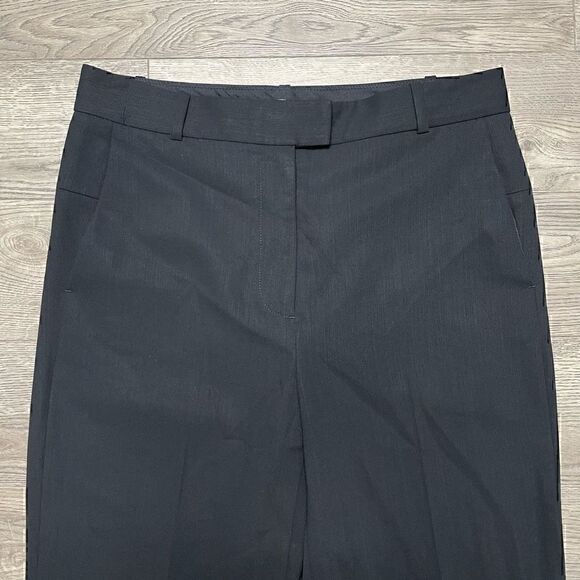 Alexander Wang Womens Size 4 Wool Trousers Dress Pants Black Career Office - Picture 2 of 12